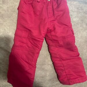 Falls Creek pink Kids snow pants